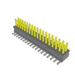 Conn Unshrouded Header HDR 36 POS 1.27mm Solder ST Top Entry SMD TIGER CLAW™ Tube