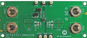 onsemi-NCP45521IMNGEVB Kit e schede di sviluppo gestione della potenza INTEGRATED LOAD SWITCH WITH ULTRALOW RON, 11.5A, EVALUATION BOARD