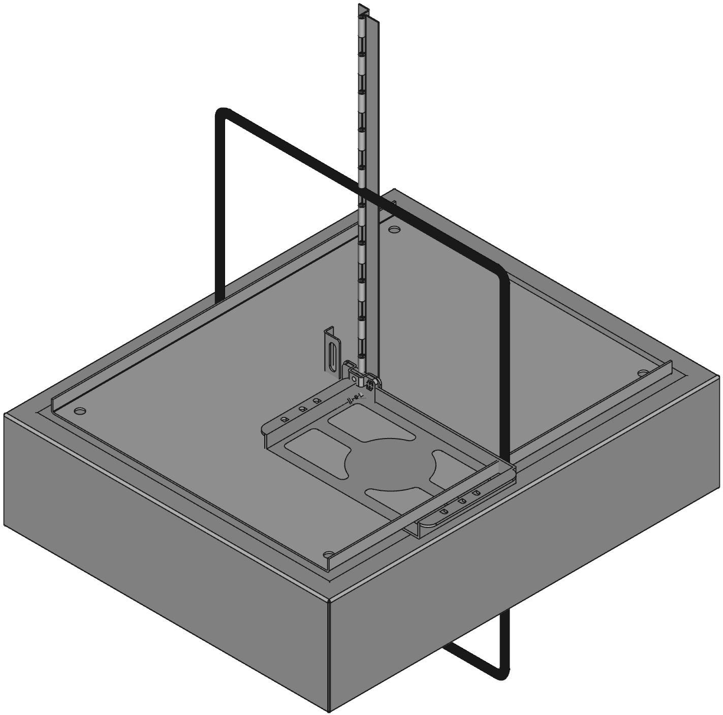 Hammond Manufacturing-1418N4ALE6 Kästen, Gehäuse und Gestelle Aluminum Wall Mount Single Door Enclosure