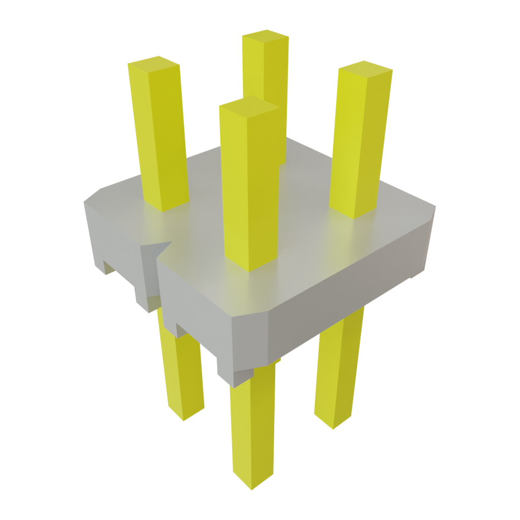 Samtec-TLW-102-05-G-D Steckverbinderleisten und Leiterplattenbuchsen Conn Unshrouded Header HDR 4 POS 2.54mm Solder ST Top Entry Thru-Hole Bulk