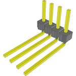 Conn Unshrouded Header HDR 4 POS 2.54mm Solder RA Side Entry Thru-Hole Bulk