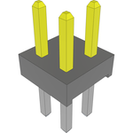 Conn Unshrouded Header HDR 4 POS 2mm Solder ST Top Entry Thru-Hole Bulk