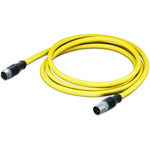 System Bus Cable, Straight, 3 m long, fitted on both Ends, B-coded, M12 Socket, Straight, M12 Plug, Straight