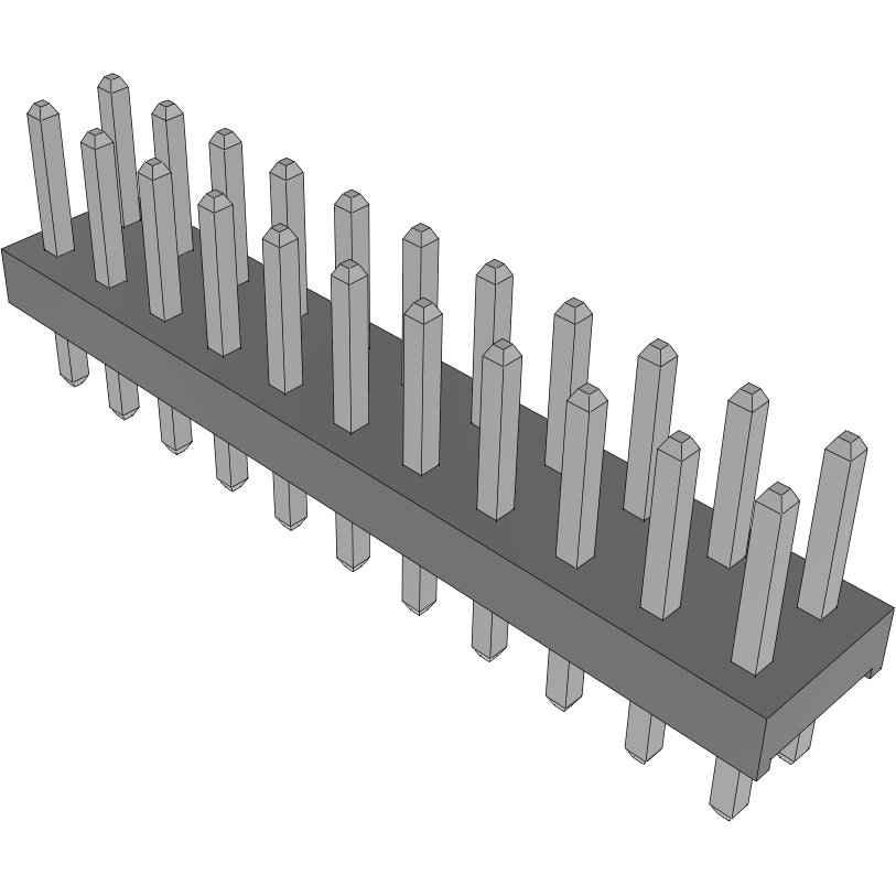 Samtec-MTMM-111-03-T-D-150 Piastre connettori e prese PCB Conn Unshrouded Header HDR 22 POS 2mm Solder ST Thru-Hole Bulk