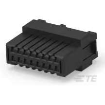 TE Connectivity-1674157-7 Connector Discrete Wire Housing Conn Housing RCP 16 POS 3.81mm Crimp ST Panel Mount Black Tray