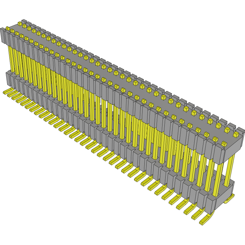 Samtec-HDWM-35-55-G-D-490-SM Steckverbinderleisten und Leiterplattenbuchsen Conn Board Stacker HDR 70 POS 1.27mm Solder ST SMD Tube