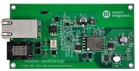 Analog Devices-MAXREFDES31# Energiemanagement, Entwicklungsplatinen und -kits MAX5969B/MAX5974A Current Mode PWM Controller/Interface Controller Reference Design