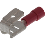 Quick Disconnect Terminal 18-22AWG Brass Red F 22.1mm Tin InsulKrimp™ T/R