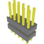 Conn Board Stacker HDR 10 POS 2.54mm Solder ST Top Entry Thru-Hole Bulk