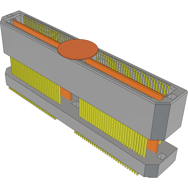 Samtec-QTH-060-04-H-D-A-K Embases de raccordement et réceptacles PCB Conn Micro High Speed Terminal Strip HDR 120 POS 0.5mm Solder ST Top Entry SMD Tray