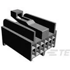 TE Connectivity-172245-2 Connector Discrete Wire Housing Conn Housing PL 12 POS 3mm Crimp ST Cable Mount Black Loose