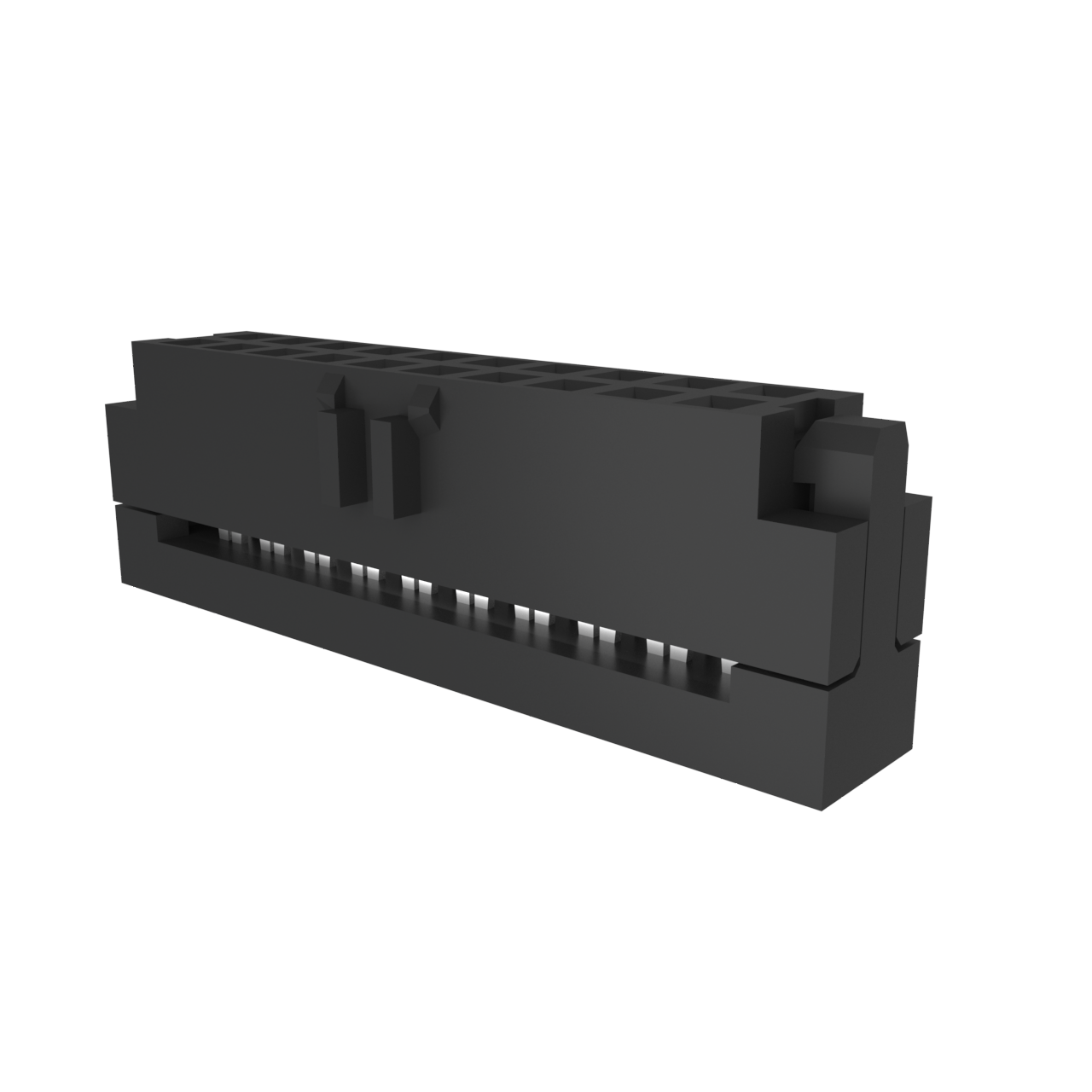Amphenol Communications Solutions-89947-720LF Steckverbinderleisten und Leiterplattenbuchsen Minitek® 2.00mm, Cable to Board Connector, IDC Receptacle, Double row, 20 Positions, 2.00mm (0.079in) Pitch