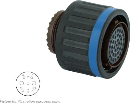 SOURIAU-8D513J26SA Steckverbinder, rund Conn Circular SKT 8 POS Crimp ST Cable Mount 8 Terminal 1 Port