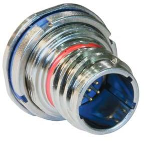 Glenair-805-003-07M8-7SA Steckverbinder, rund Conn Circular SKT 7 POS Crimp ST Jam Nut 7 Terminal 1 Port