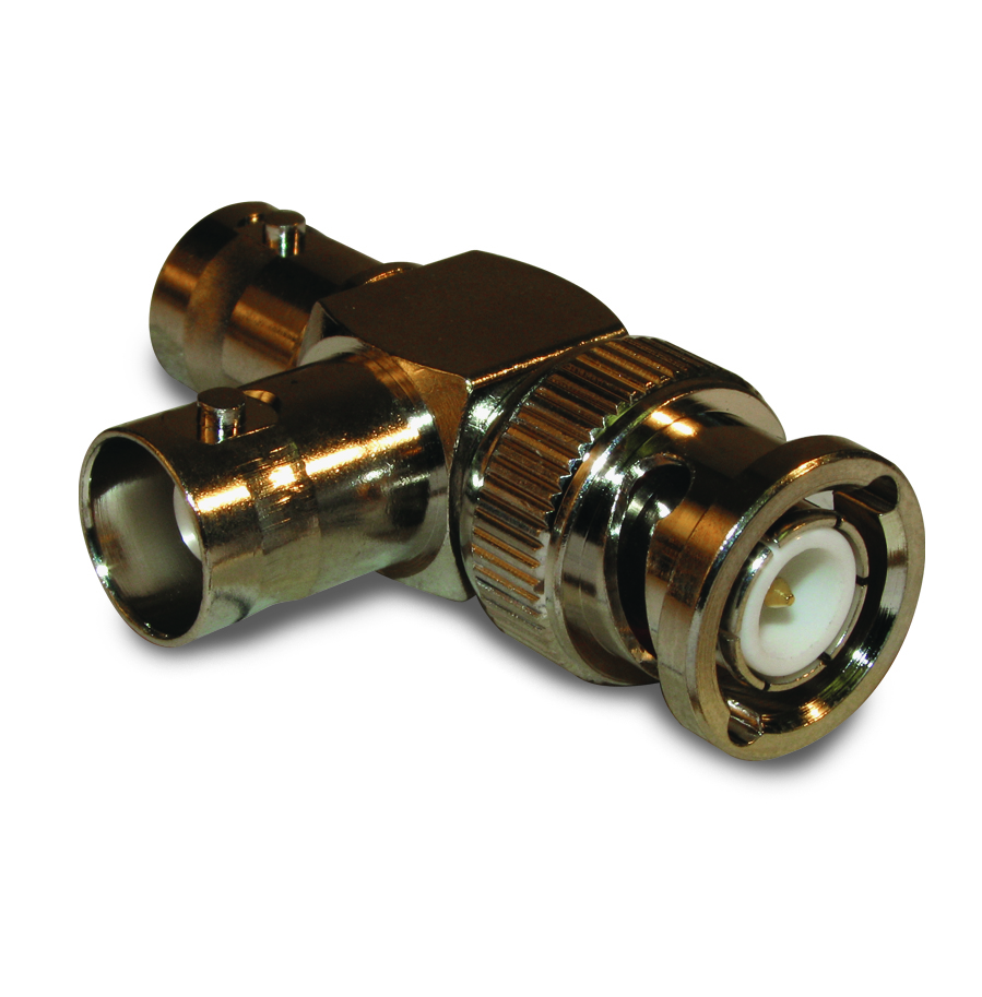 Amphenol RF-112567 RF-Steckverbinder Conn BNC Adapter 0Hz to 4GHz 50Ohm T Style (2)F/PL Gold