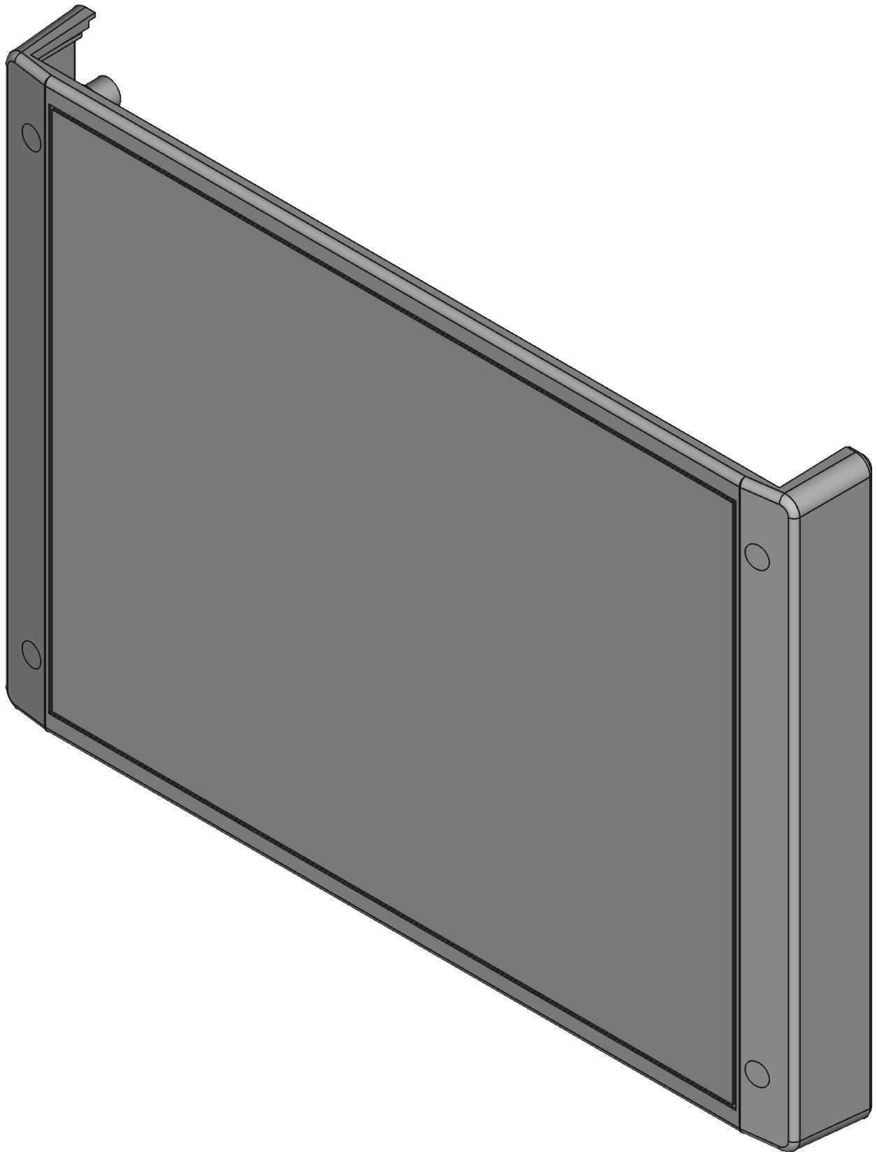 Hammond Manufacturing-RM2095S  Light Gray Acrylonitrile Butadiene Styrene Instrument Enclosure