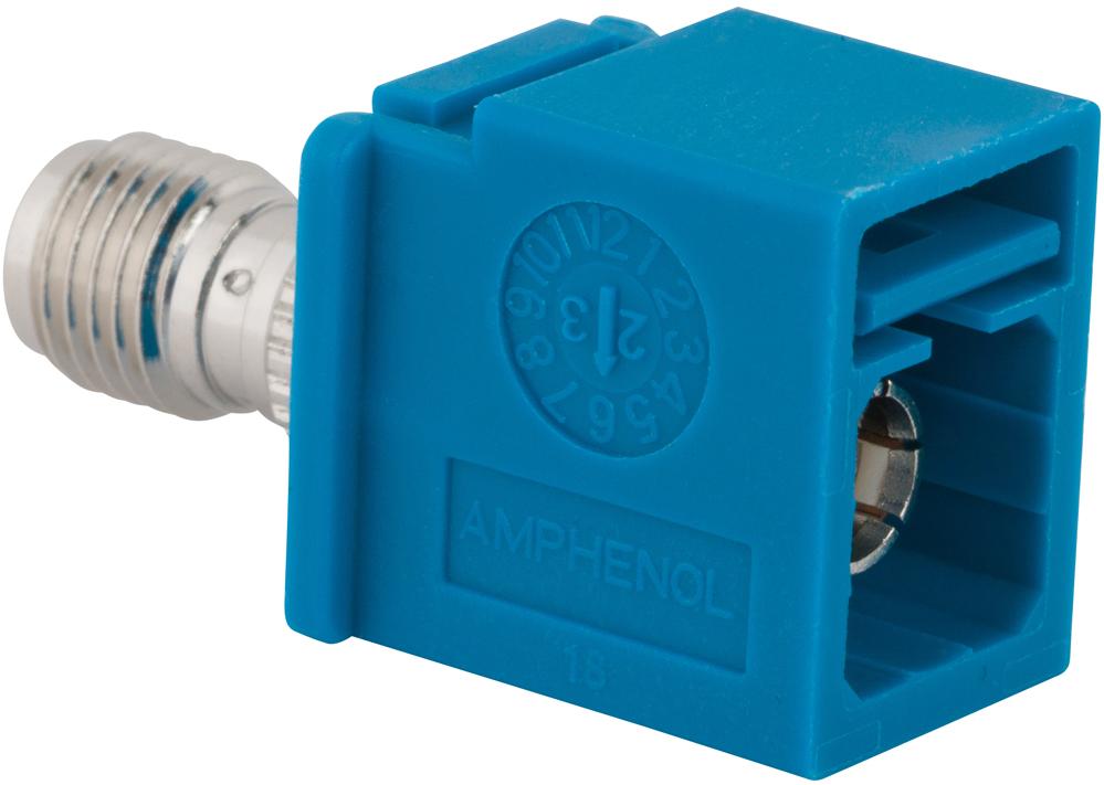 Amphenol RF-APH-FKJ-SMAJ RF-Steckverbinder Conn SMA Adapter 0Hz to 4GHz 50Ohm ST F/F Gold