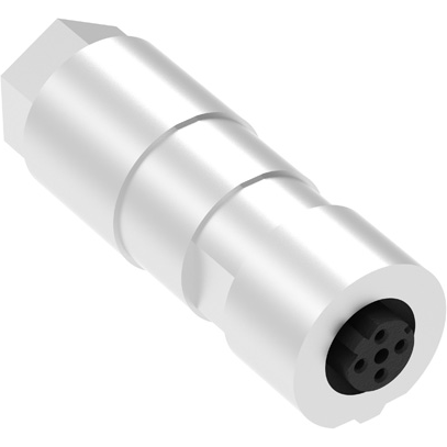 Molex-1300470040 Connettore circolare Micro-Change (M12) PROFINET Field Attachable Connector 4 Poles D-Coded Straight Female Shielded IDC Termination Cable Diameter 4.00-8.00mm