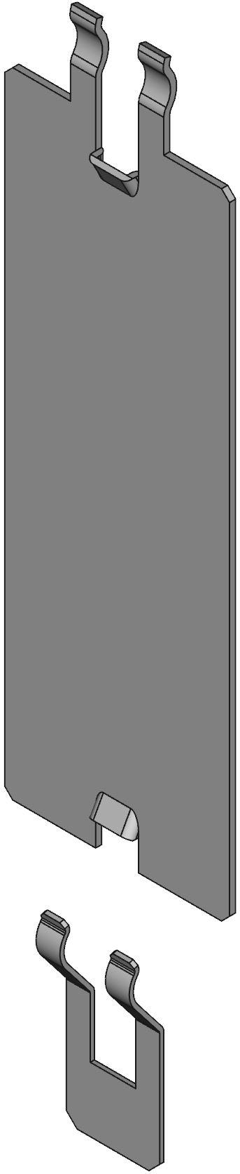 Hammond Manufacturing-1485ESM Condotti fili Cable Accessories Wiring Ducts Sealing Plate Steel Gray