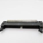 ADAM TECH-MHR-50-HUAL Cabezales del conector y receptáculos PCB Conn Ejector Header HDR 50 POS 2.54mm Solder RA Side Entry Thru-Hole Tray