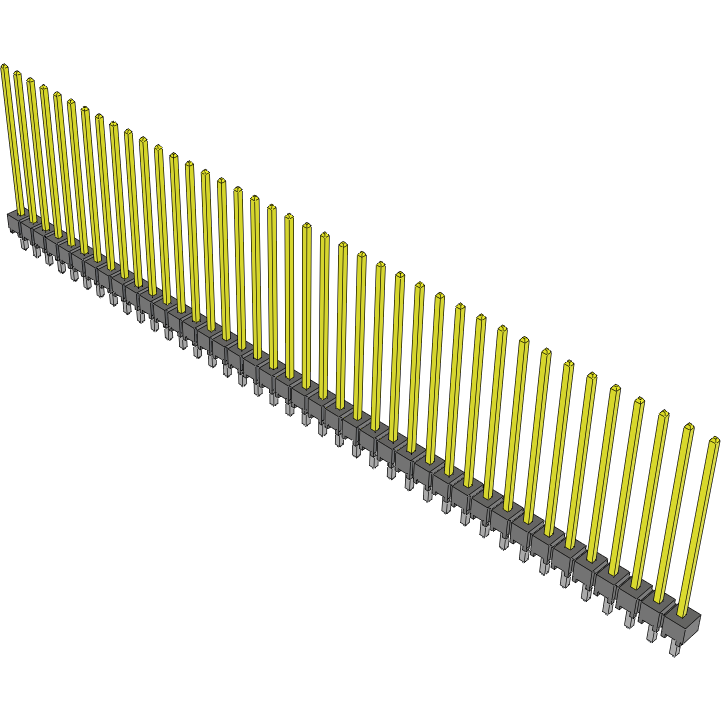 Samtec-HTSW-140-19-L-S Steckverbinderleisten und Leiterplattenbuchsen Conn Unshrouded Header HDR 40 POS 2.54mm Solder ST Top Entry Thru-Hole Bulk