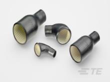 TE Connectivity-202S152-25C-0 Termoretraibili Heat Shrink Molded Boot ST Elastomer Black Dual