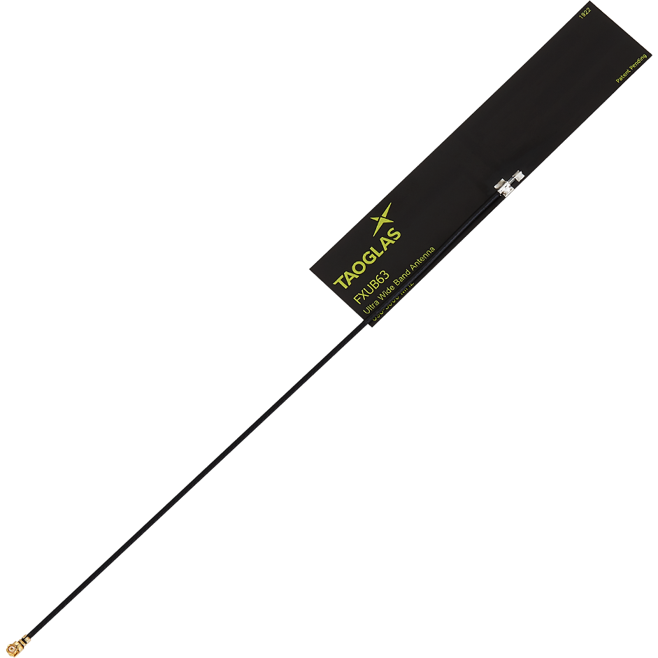 Taoglas-FXUB63.07.0150C Antennas The Taoglas Pylon FXUB85 is an ultra-wideband 5G flexible PCB antenna designed for the next generation of connectivity.