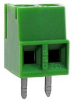 CamdenBoss Ltd-CTB0305/2 Steckverbinder, Klemmenblöcke Conn Ultra Low Profile Rising Clamp Terminal 2 POS 3.5mm Solder ST Thru-Hole 10A