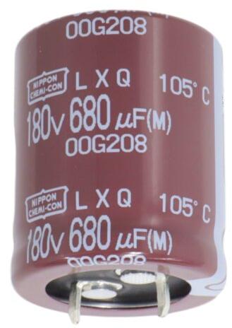 CHEMI-CON-ELXQ351VSN471MA35S Capacitor Aluminum Electrolytic Cap Aluminum Lytic 470uF 350V 20% (35 X 35mm) Snap-In 10mm 1.83A 5000h 105°C