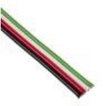3M-79100-075-4F1 Kabel, Flach Round Flat Cable 4Conductors 19AWG Box