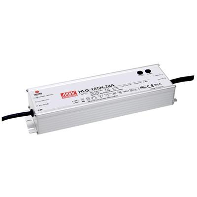 Mean Well Enterprises-HLG-185H-54A LED 电源 AC/DC LED Power Supply 186.3W Single 5-Pin