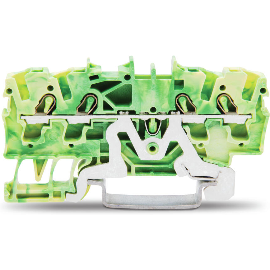 WAGO-2002-1407 Bloques terminales del conector Conn Terminal Block 4 POS Push-In Cage Clamp T DIN Rail 20A Box