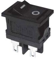 NIDEC Copal Electronics-SLE210K-9 Switch Rocker Miniature Power Rocker Switches