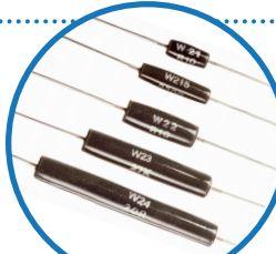 Welwyn Components-W22-10RGI Widerstand, fest, Einzeldurchsteckloch Res Wirewound 10 Ohm 2% 7W ±75ppm/°C Vitreous Enamel AXL T/R