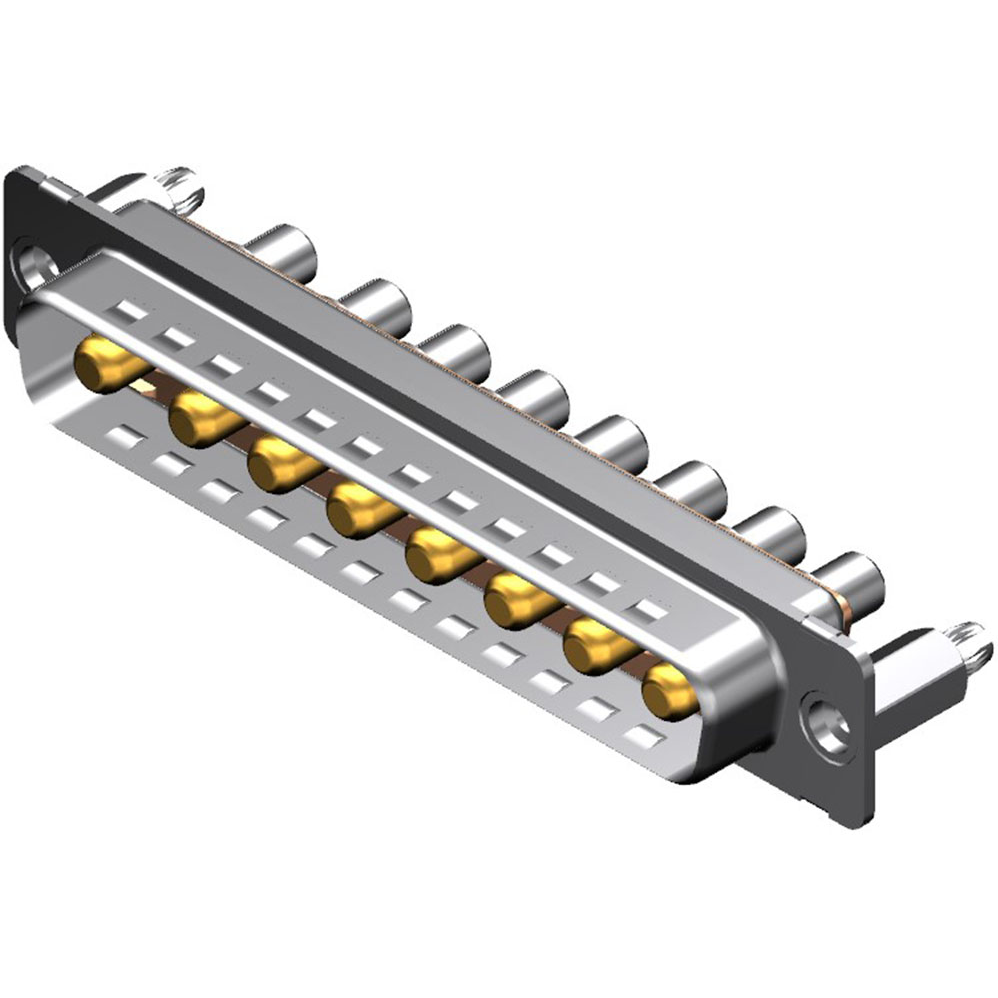 Molex-1731071303 Connector D-Subminiature Conn Combo D-Sub M 8Power POS 6.35mm Solder ST Thru-Hole 8 Terminal 1 Port Carton