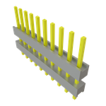 Conn Board Stacker HDR 10 POS 2.54mm Solder ST Top Entry Thru-Hole Bulk