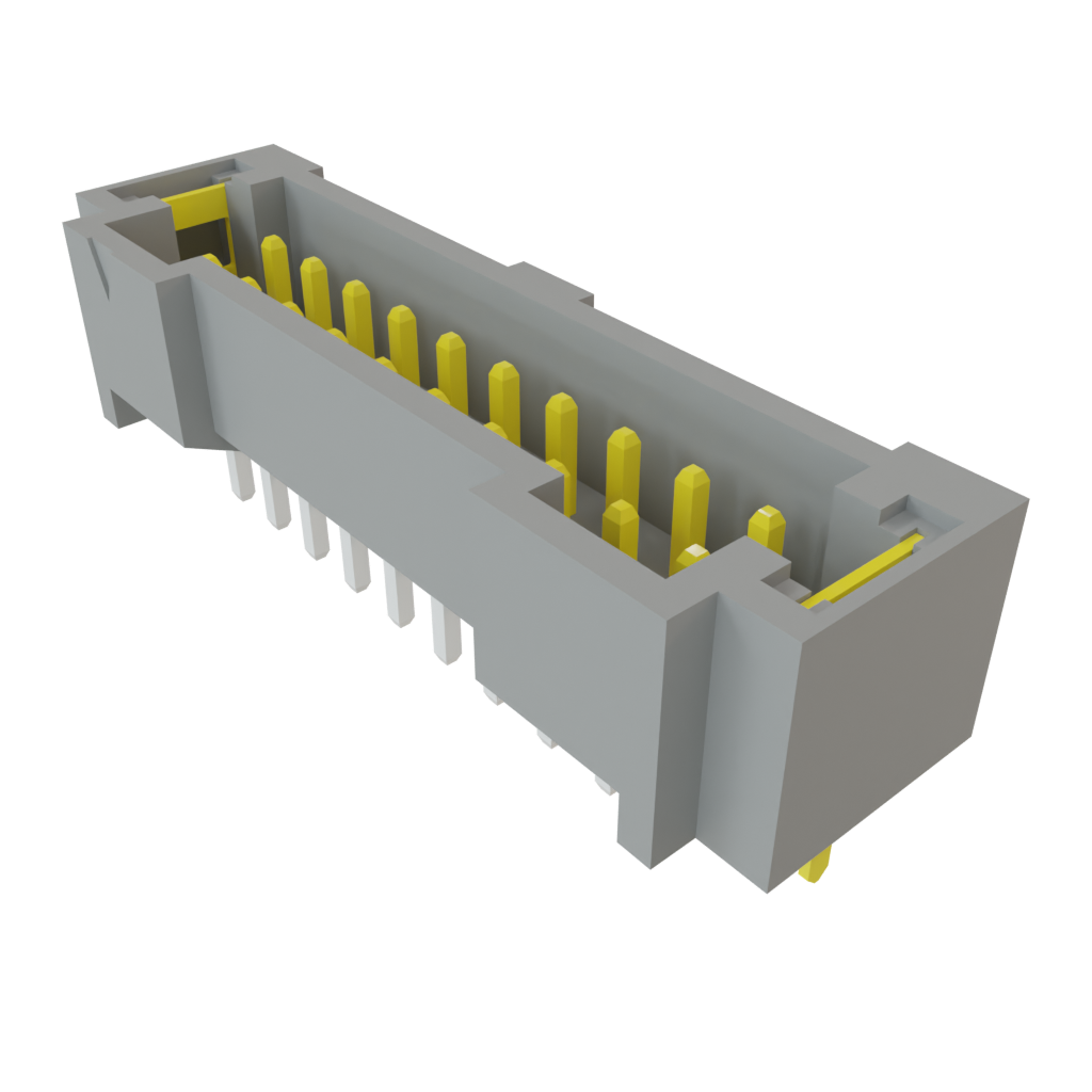 Samtec-T2M-110-01-S-D-TH-WT Steckverbinderleisten und Leiterplattenbuchsen Conn Shrouded Header HDR 20 POS 2mm Solder ST Thru-Hole Tube