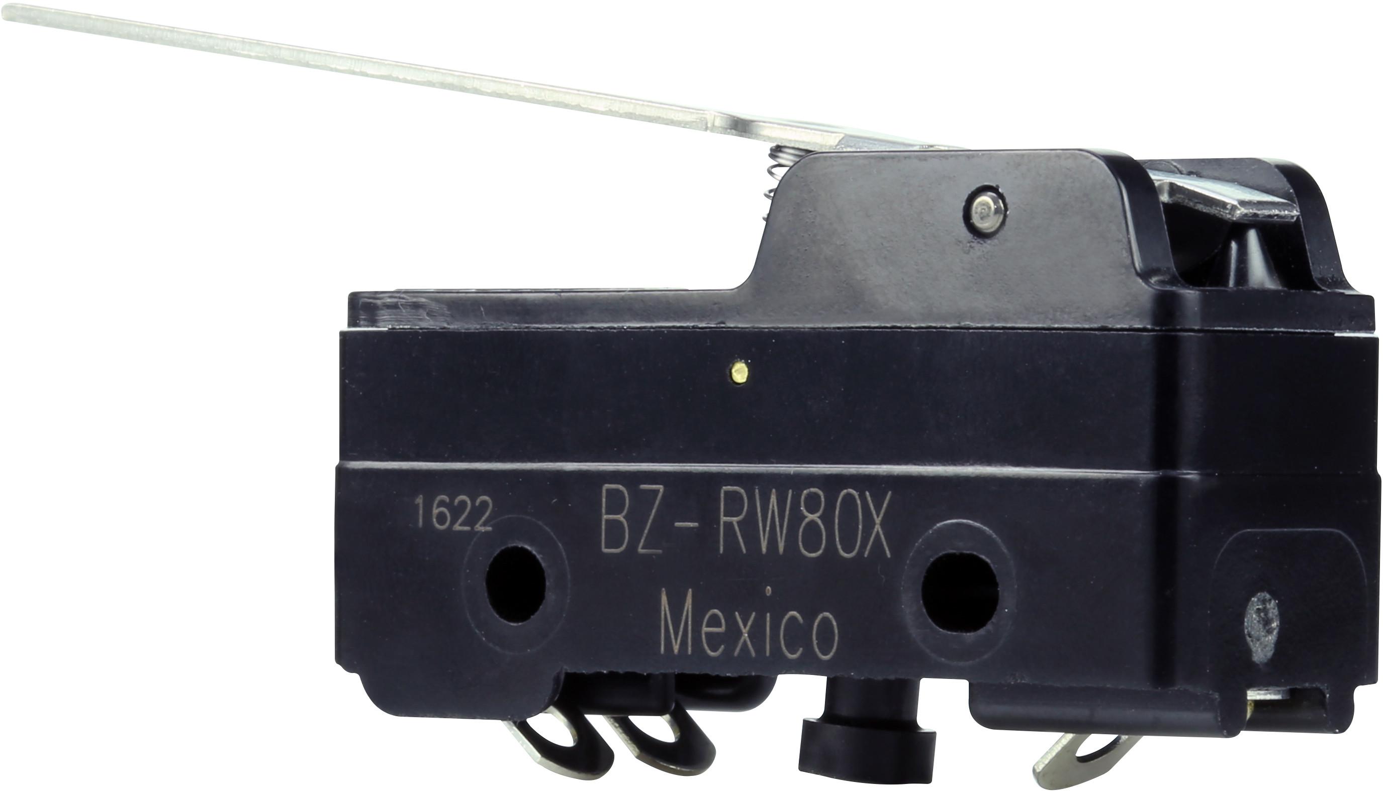 Honeywell-BZ-RW80X Switch Snap Action Switch Snap Action N.O./N.C. SPDT Straight Lever 15A 480VAC 250VDC 0.63N Screw Mount Screw