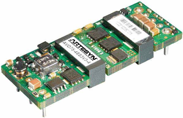 Artesyn / Advanced Energy-AVO50-48S12P-4 DC/DC-Wandler und Spannungsreglermodul Module DC-DC 1-OUT 12V 4.2A 50W 1/8-Brick