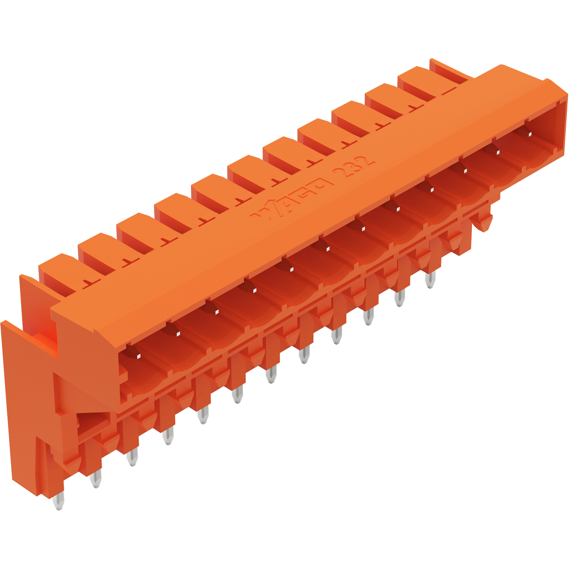WAGO-232-376 Piastre connettori e prese PCB Conn Wire to Board M 16 POS 5.08mm Solder RA Side Entry Thru-Hole Box
