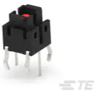 TE Connectivity-1-2213818-5 Interruttore tattile Switch Tactile OFF (ON) SPST Rectangular Button PC Pins 0.05A 12VDC 500000Cycles 0.98N Thru-Hole