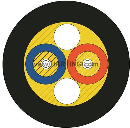 HARTING Technology Group-33587510100003 Cable Fiber Optic Fiber Cable 6.5mm 10m