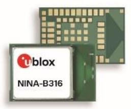 u-blox-NINA-B316-02B Combo Wireless Module BT+ZigBee Module 55-Pin T/R