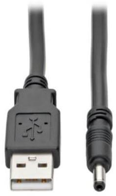 Eaton-U152-003-3P5 Andere Kabelbaugruppen Cable Assembly Round 0.91m 20AWG USB Type A to DC Plug M-M