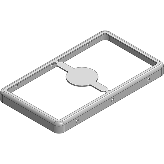 Masach Tech-MS378-10F null 37.8 x 21.6 x 3mm Two-piece Drawn-Seamless RF Shield/EMI Shield FRAME (CRS)