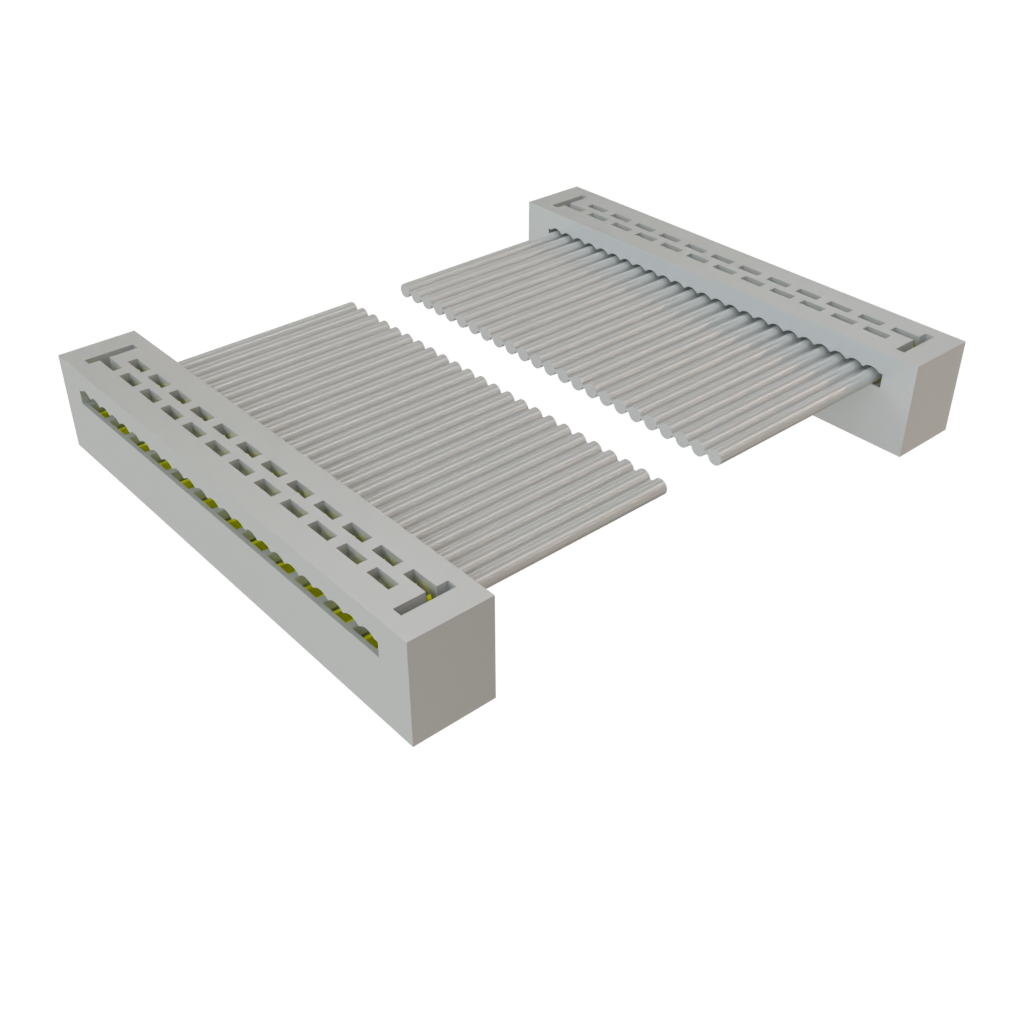 Samtec-TCSD-12-D-06.00-01-N Flachband Kabelbaugruppen Cable Assembly 0.152m 28AWG 1mm 24 to 24 POS IDC Connector to IDC Connector F-F TIGER EYE™ Bulk
