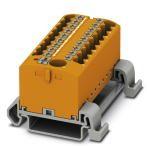 PHOENIX CONTACT-3273260 Steckverbinder, Klemmenblöcke Conn Distribution Terminal Block 19 POS Spring Clamp DIN Rail/Panel Mount 41A