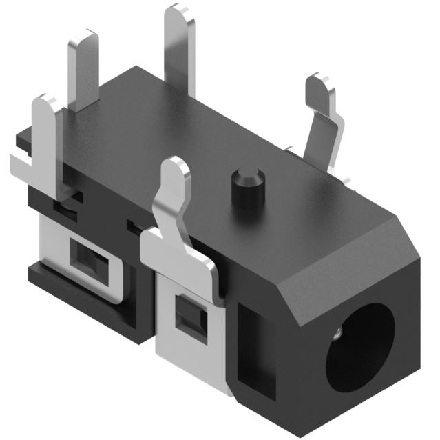 Tensility International-54-00139 Steckverbinder Conn DC Power RCP 2 POS Solder RA Thru-Hole 3 Terminal 1 Port