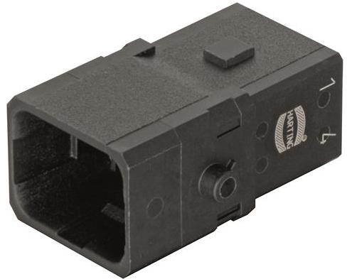 HARTING-09100053006 Conector rectangular Conn Rectangular M 5Signal/1Ground POS Crimp ST Panel Mount Han® 1A