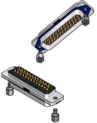 CONEC-15-006363 Steckverbinder, D-Sub Conn D-Sub M 25 POS Solder Cup ST Cable Mount 25 Terminal 1 Port